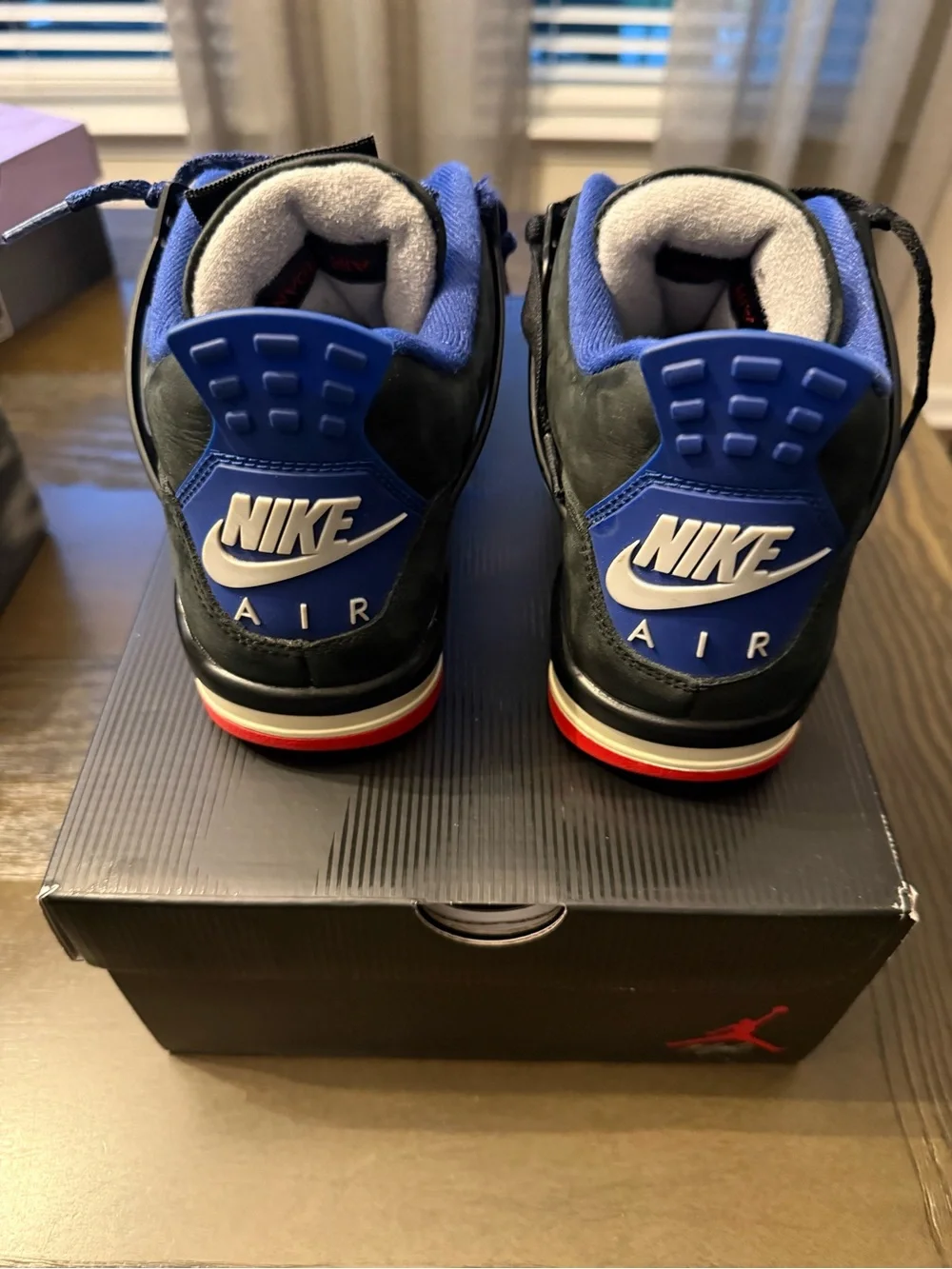 Air Jordan 4 Retro | Black / Blue / Red